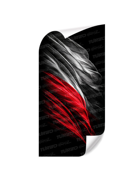 Sticker for car pillar Polska - flaga 2 | TurboWrapz.com