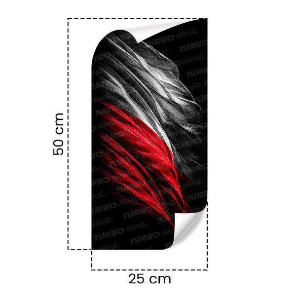 Sticker for car pillar Polska - flaga 2 | TurboWrapz.com