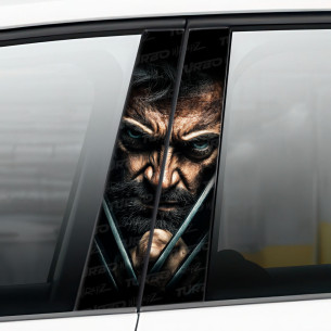 Naklejka na słupek samochodowy Wolverine 2 | TurboWrapz.com 2