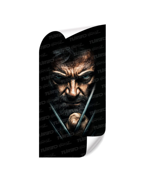 Sticker for car pillar Wolverine 2 | TurboWrapz.com