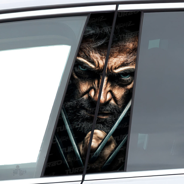 Naklejka na słupek samochodowy Wolverine 2 | TurboWrapz.com