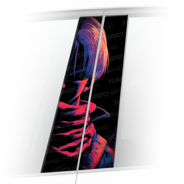 Naklejka na słupek samochodowy Trunks | TurboWrapz.com