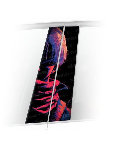 Sticker for car pillar Trunks | TurboWrapz.com