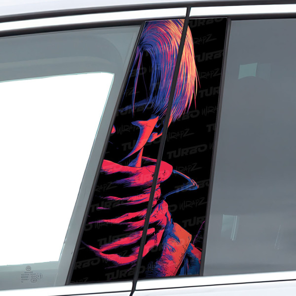Sticker for car pillar Trunks | TurboWrapz.com