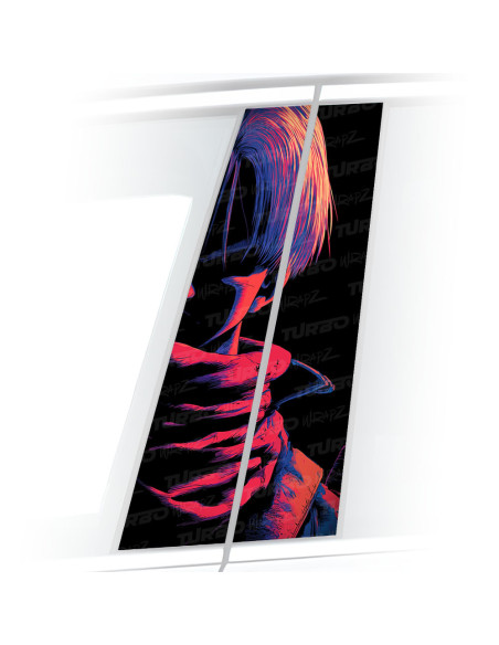 Sticker for car pillar Trunks | TurboWrapz.com