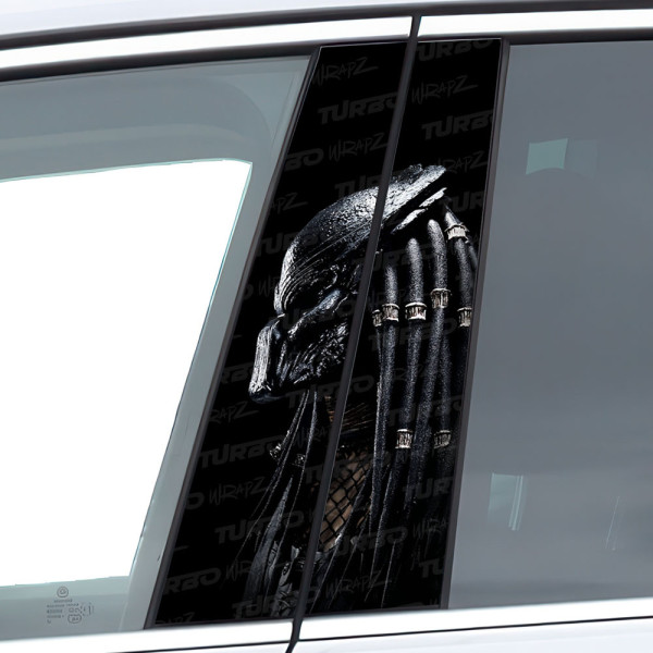 Sticker for car pillar Predator | TurboWrapz.com