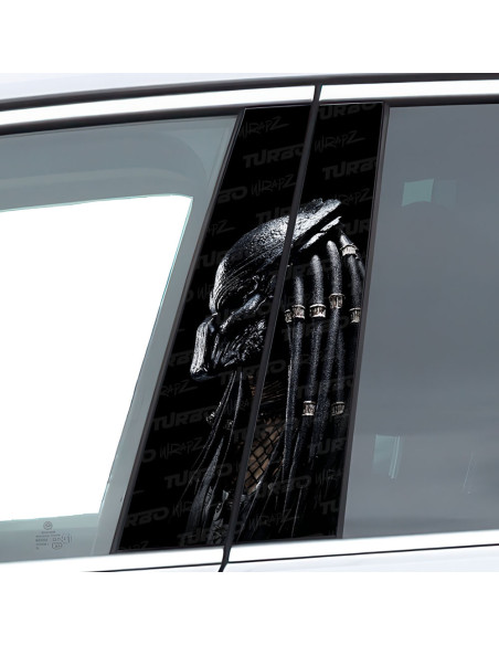 Sticker for car pillar Predator | TurboWrapz.com