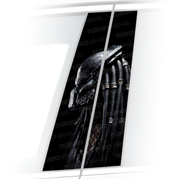 Sticker for car pillar Predator | TurboWrapz.com