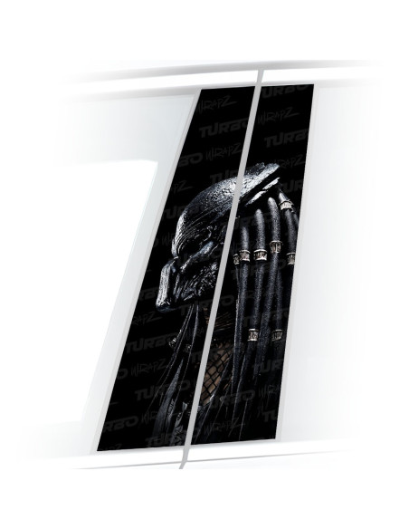 Sticker for car pillar Predator | TurboWrapz.com