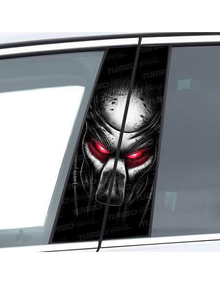 Sticker for car pillar Predator 2 | TurboWrapz.com