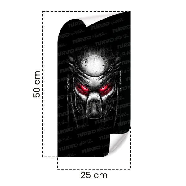 Naklejka na słupek samochodowy Predator 2 | TurboWrapz.com