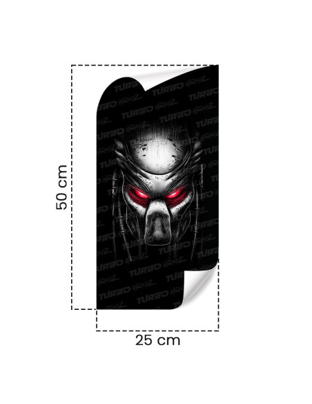 Sticker for car pillar Predator 2 | TurboWrapz.com