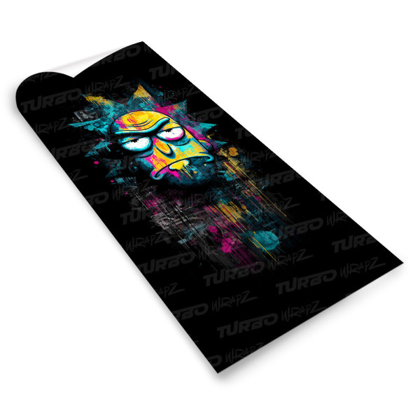 Sticker for car pillar Rick | TurboWrapz.com
