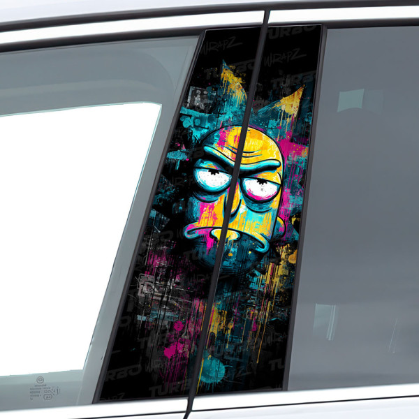 Naklejka na słupek samochodowy Rick | TurboWrapz.com