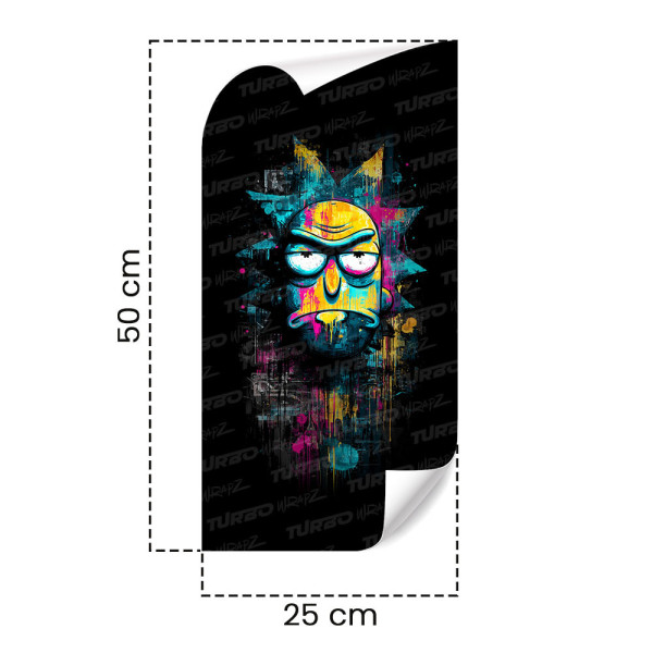 Sticker for car pillar Rick | TurboWrapz.com