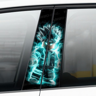 Sticker for car pillar Ludzik Lego Cyber | TurboWrapz.com 2