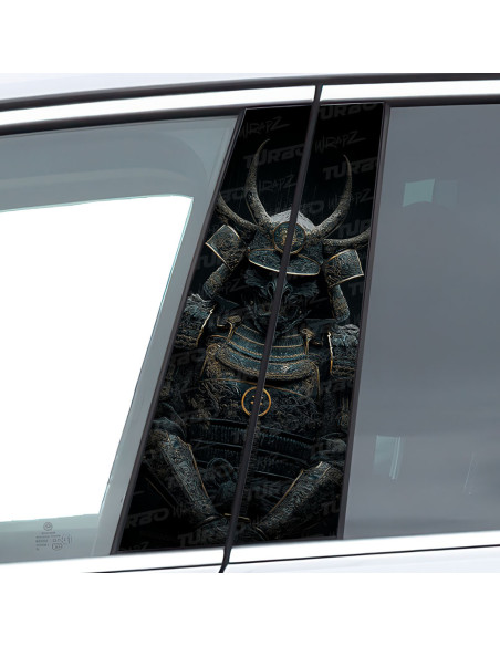 Sticker for car pillar Mistyczny samuraj | TurboWrapz.com