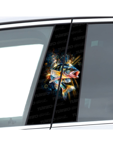 Sticker for car pillar Okoń 3 | TurboWrapz.com
