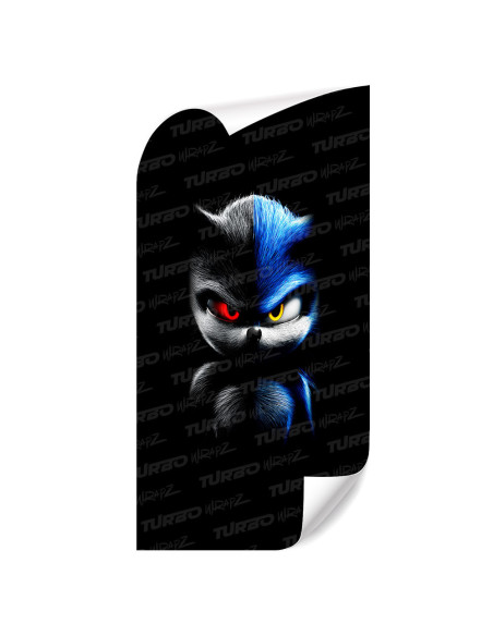 Naklejka na słupek samochodowy Sonic Dark | TurboWrapz.com