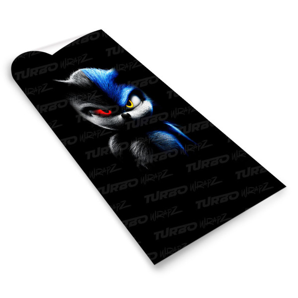 Sticker for car pillar Sonic Dark | TurboWrapz.com