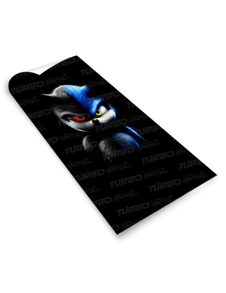 Sticker for car pillar Sonic Dark | TurboWrapz.com