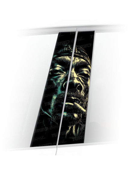 Sticker for car pillar Snoop Dogg 2 | TurboWrapz.com