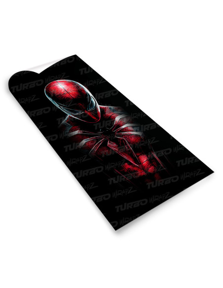 Sticker for car pillar Spiderman | TurboWrapz.com