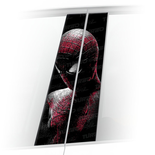 Sticker for car pillar Spiderman 2 | TurboWrapz.com