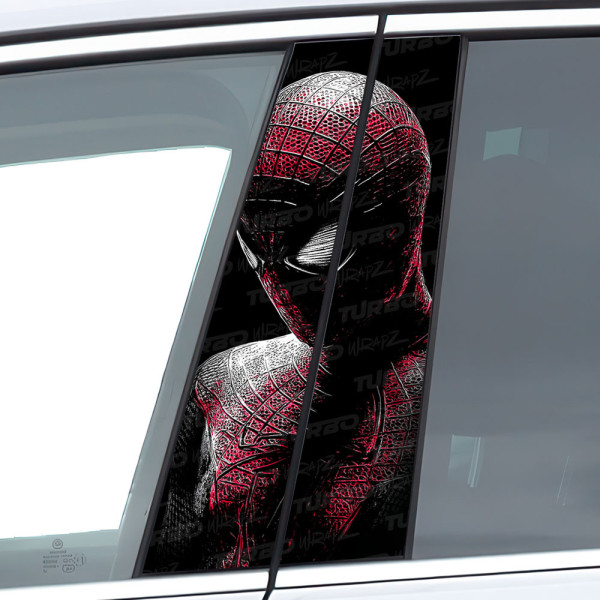 Naklejka na słupek samochodowy Spiderman 2 | TurboWrapz.com