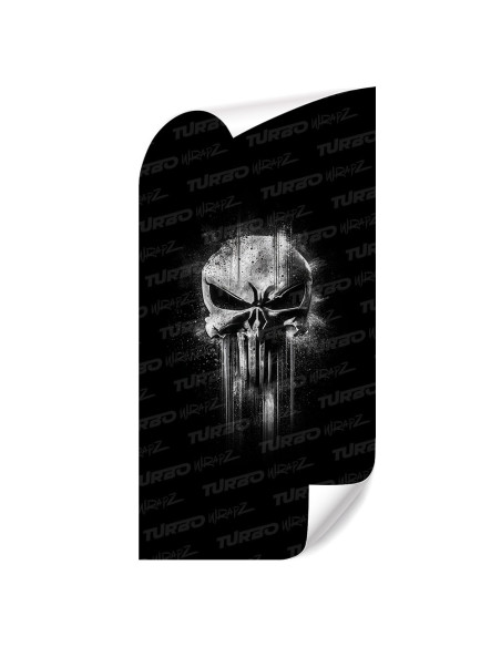 Naklejka na słupek samochodowy Czaszka Punisher 3 | TurboWrapz.com