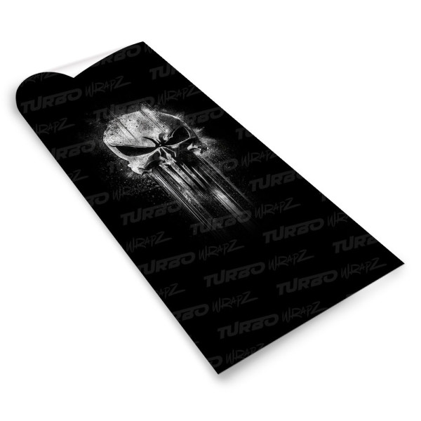 Naklejka na słupek samochodowy Czaszka Punisher 3 | TurboWrapz.com