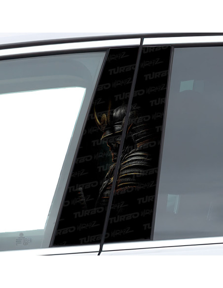 Sticker for car pillar Ciemny samuraj | TurboWrapz.com