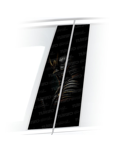 Sticker for car pillar Ciemny samuraj | TurboWrapz.com