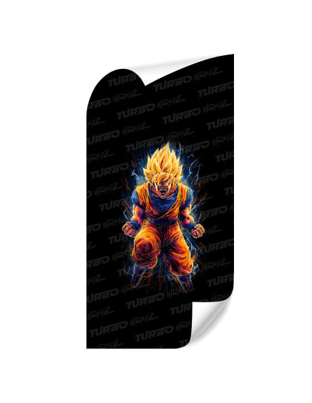 Naklejka na słupek samochodowy Goku 4 | TurboWrapz.com