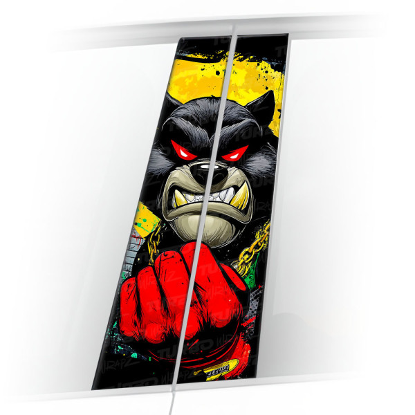 Sticker for car pillar Wilkołak 2 | TurboWrapz.com