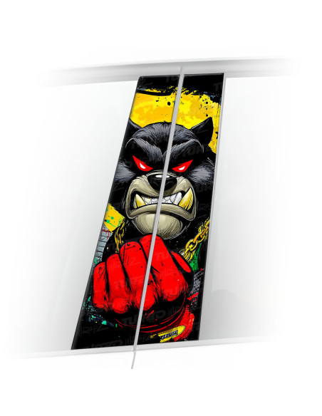 Sticker for car pillar Wilkołak 2 | TurboWrapz.com