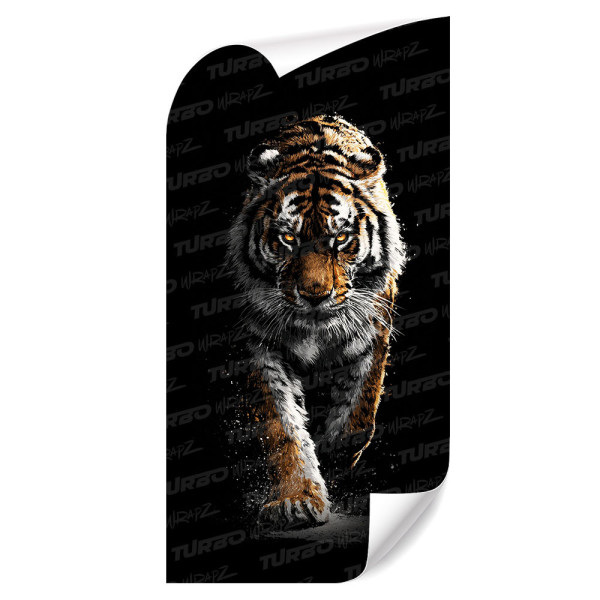 Naklejka na słupek samochodowy Idący tygrys | TurboWrapz.com