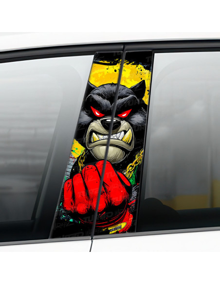 Sticker for car pillar Wilkołak 2 | TurboWrapz.com