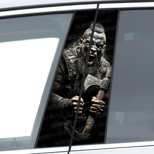 Sticker for car pillar Topór Wikinga | TurboWrapz.com