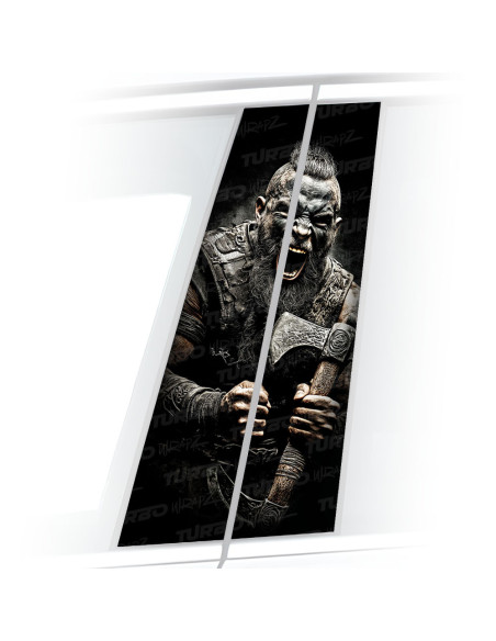 Sticker for car pillar Topór Wikinga | TurboWrapz.com