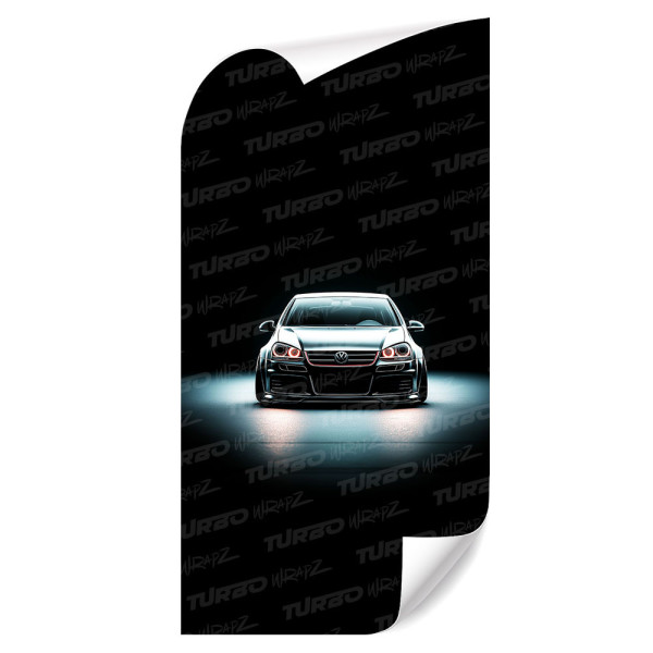 Sticker for car pillar Golf GTI V | TurboWrapz.com