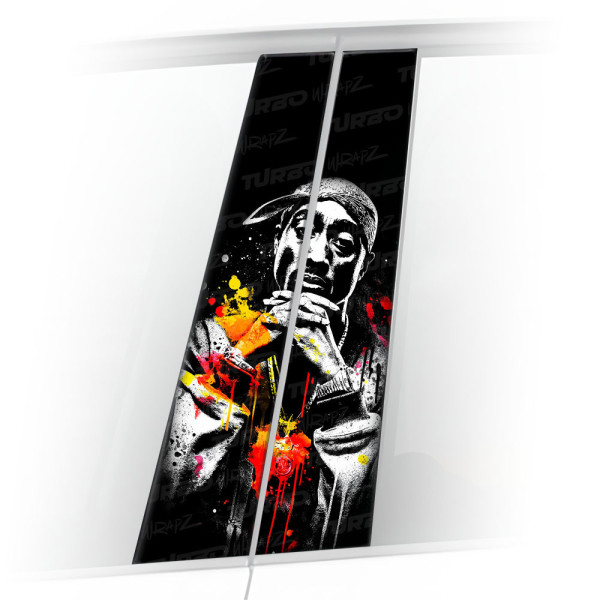 Sticker for car pillar 2pac | TurboWrapz.com