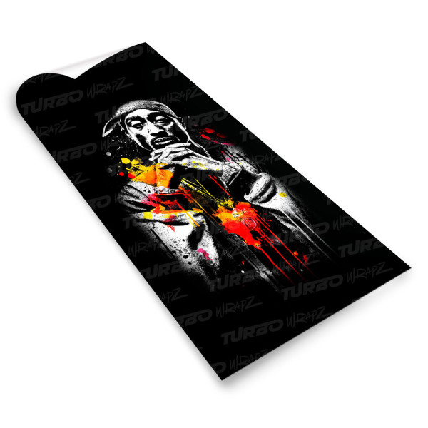 Naklejka na słupek samochodowy 2pac | TurboWrapz.com