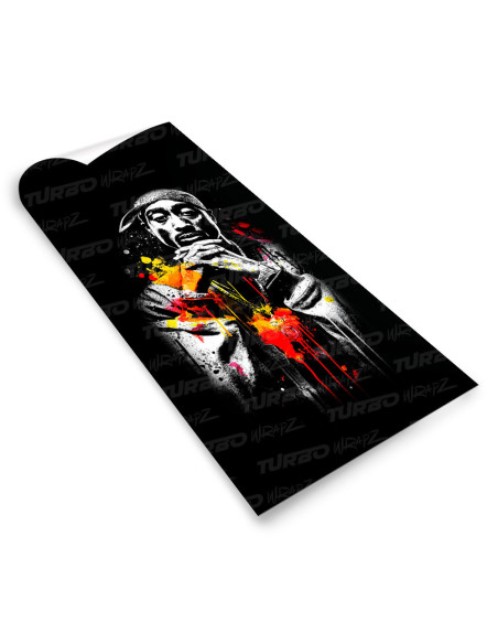 Sticker for car pillar 2pac | TurboWrapz.com