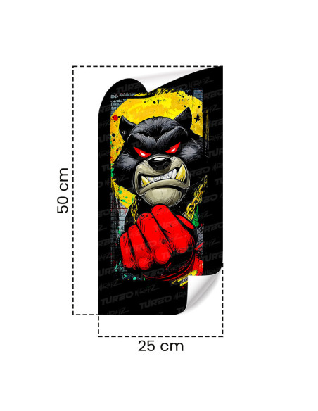 Sticker for car pillar Wilkołak 2 | TurboWrapz.com