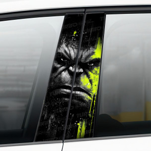 Naklejka na słupek samochodowy HULK 2 | TurboWrapz.com 2