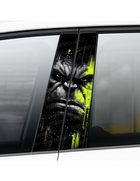 Naklejka na słupek samochodowy HULK 2 | TurboWrapz.com