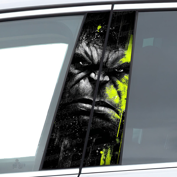 Naklejka na słupek samochodowy HULK 2 | TurboWrapz.com
