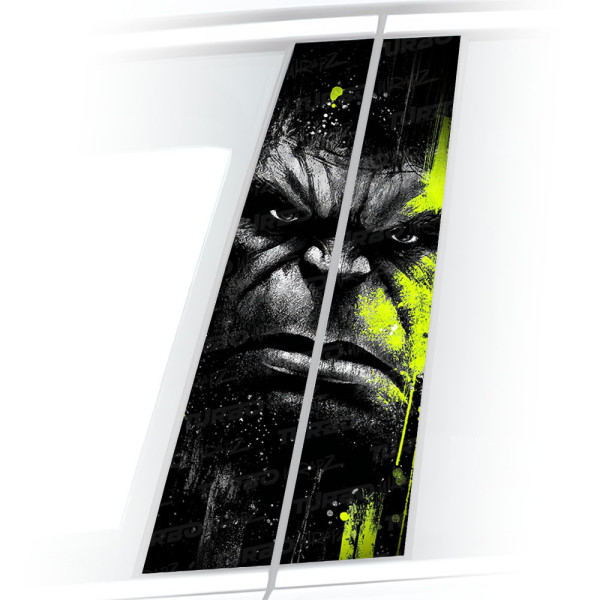Sticker for car pillar HULK 2 | TurboWrapz.com