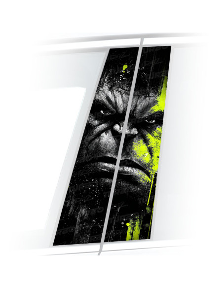 Sticker for car pillar HULK 2 | TurboWrapz.com
